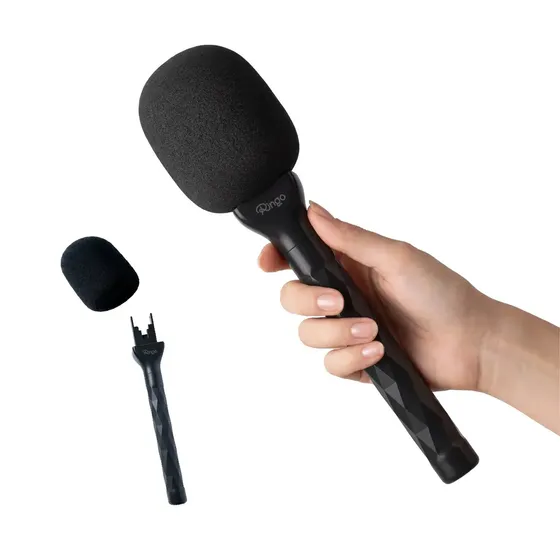 Soporte Mano Micrófono Inalámbrico Corbatero Ringo Contenido Tik Tok Entrevistas
