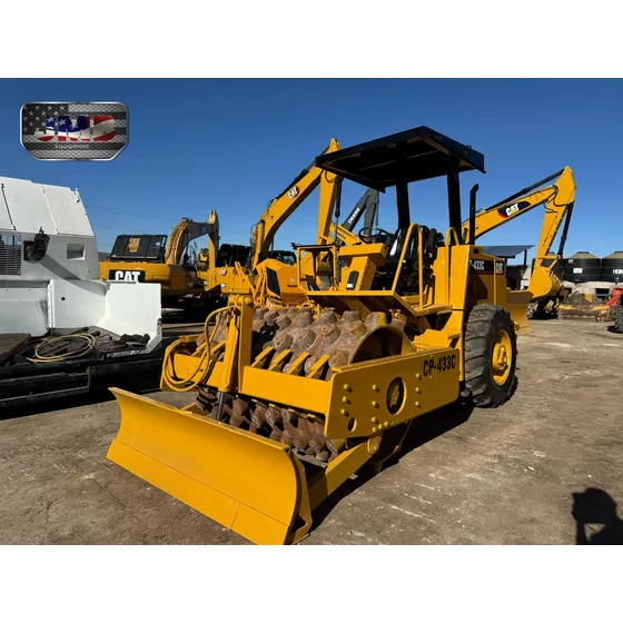 Vibrocompactador Pata De Cabra Cp433c Caterpillar