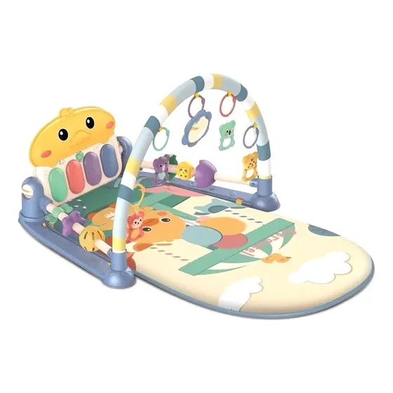 Tapete Atividades Piano Zoop Toys Cor Azul