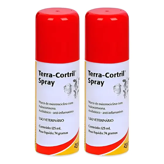 Kit 2 Un. - Terra-cortril 125ml - Zoetis