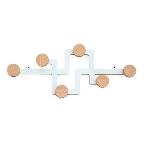 Perchero Pared Colgante Nordico Moderno Entrada Living Nina