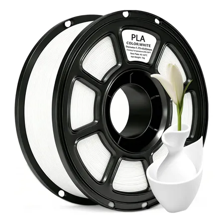 Filamento Pla 1,75mm 1kg Para Impressora 3d Branco Ou Preto