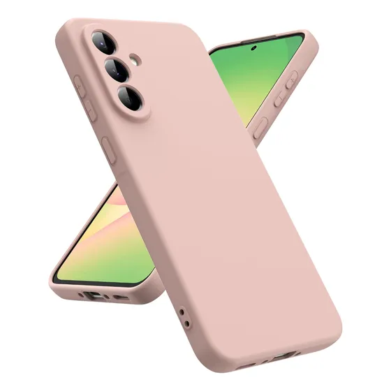 Case Funda Soft Premium Para Samsung Galaxy A56 / Silicon Rosa Silicon Case Soft Feeling Premium