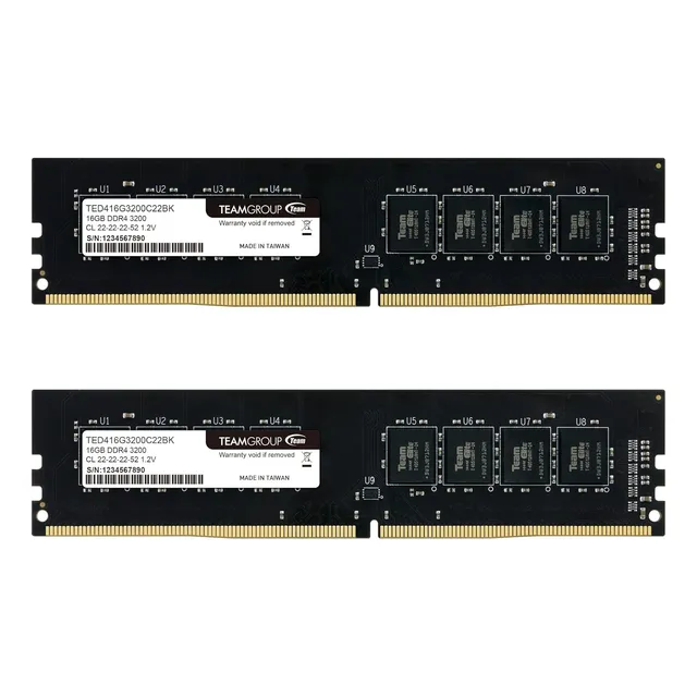 Teamgroup Elite Cl22 Ddr4 Sram Sram De 32 Gb (2 X 16 Gb)...