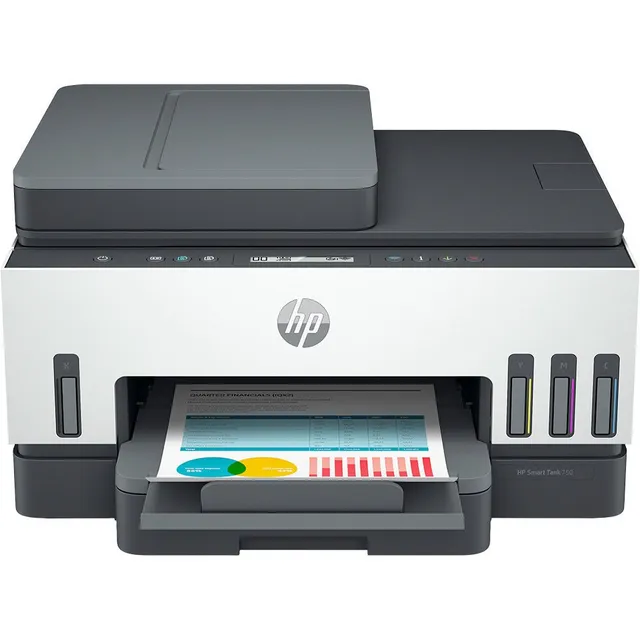 IMPRESORA MULTIFUNCIÓN A COLOR HP SMART TANK 750 CON WIFI