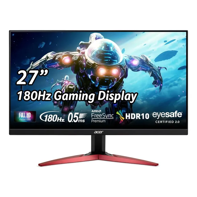 Monitor Gaming 27 Acer Nitro Full Hd 180hz Freesync Kg271