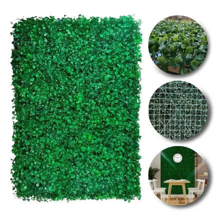 6 Placas Buchinho Folhagem 60x40 Decoração Jardim Vertical Verde