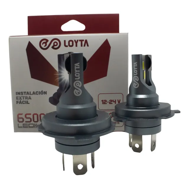 Par Bombillo H4 Led Fácil Instalación Loyta