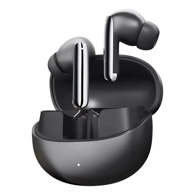 Auriculares Qcy Melobuds Pro Anc Ldac Hi-res Bt5.3 con 6 micrófonos, color negro