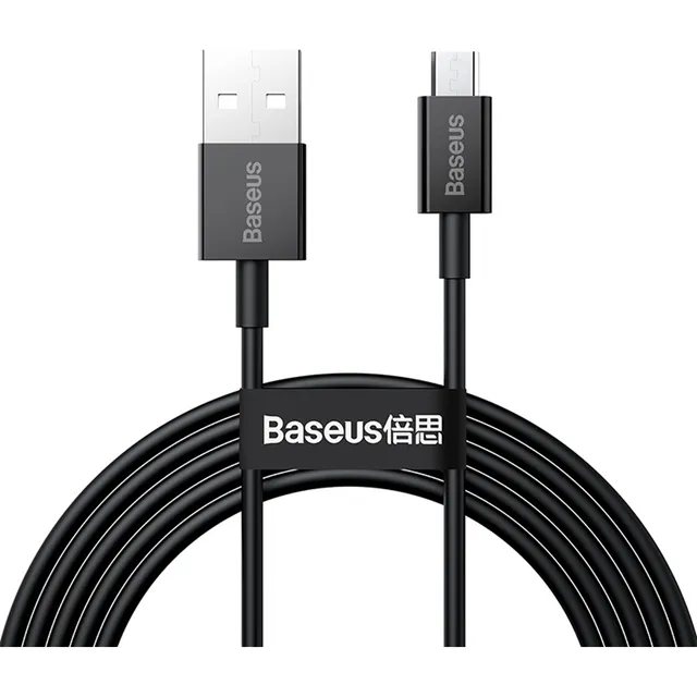 Cable Carga Rápida Usb A Micro 2a, Baseus, 2 Metros
