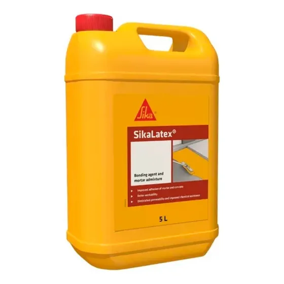 Sikalatex 5lt Adhesivo Reforzador Acrilico Para Mezclas Cem