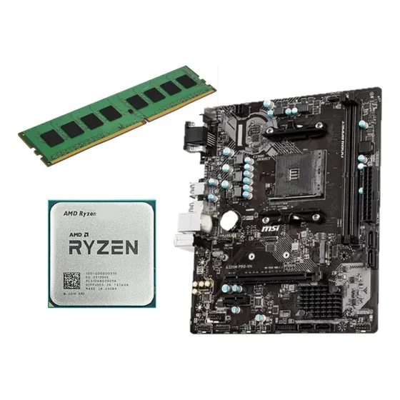 Combo De Actualización Pc Amd Ryzen 5 Motherboard Ram 16gb