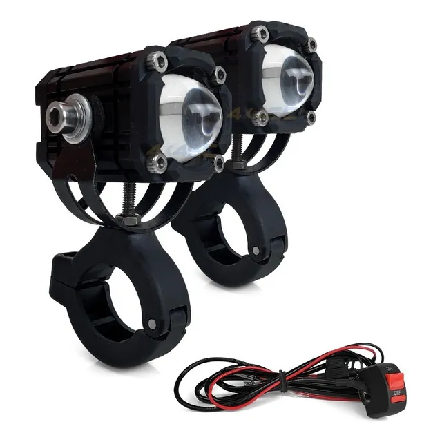 Par Farol Milha Led U94 Strobo Neblina E Milha Prova D'agua