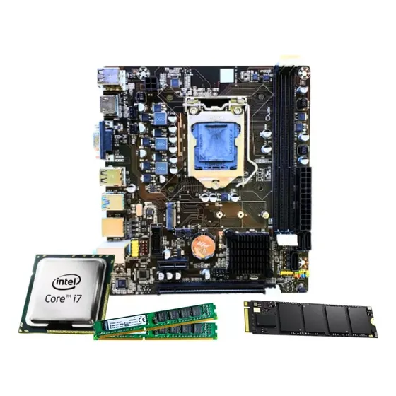 Kit Gamer I7 3770 3.9ghz + Placa B75 + 2x 8gb + Nvme 256gb Cor Preto