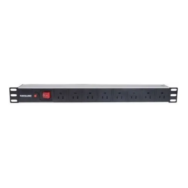 Barra Pdu Intellinet 8 Cont 1u Para Rack/gabinete 713993