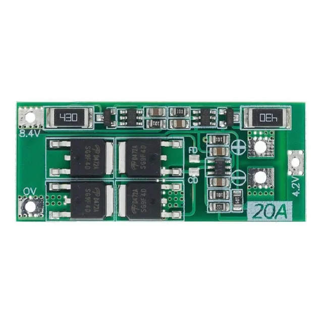 Modulo Carga Desc 10a 2s Celdas Li Ion 18650 7.4v 8.4v Emn