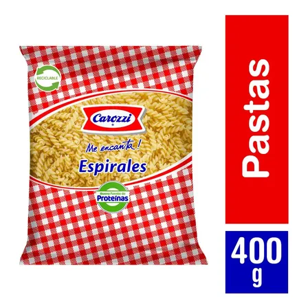 Pasta En Espiral 49 400 Gr Carozzi