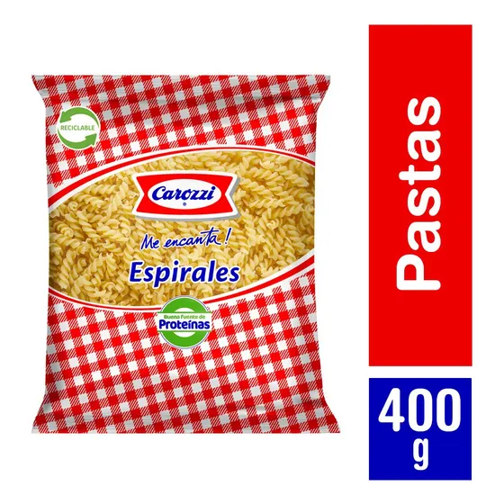 Pasta En Espiral 49 400 Gr Carozzi