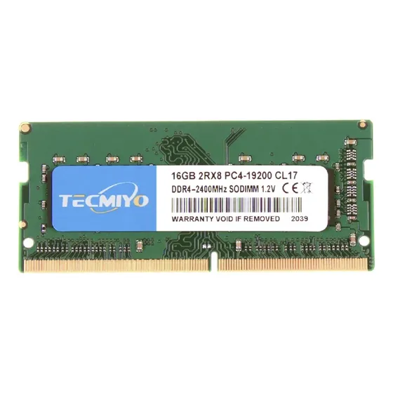 Memoria RAM DDR4 16 GB 2400mhz Tecmiyo 19200 sodimm Gamer