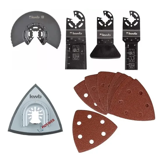 Set Mechas Accesorios 17 P/ Sierra Multicortadora Oscilante 