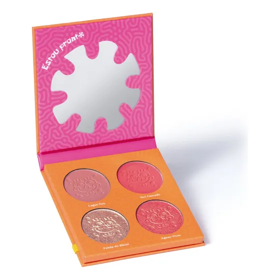 Paleta De Maquiagem Multifuncional Intense Bob Esponja 10g Cor Sortidas