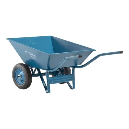 Carriola Carrinho De Mão Extra Reforçado 300kg Premium Cor Azul-aço