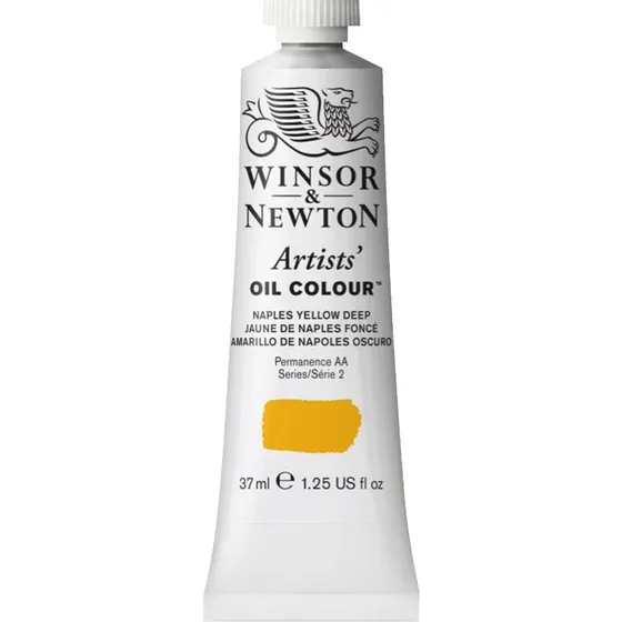 Oleo Winsor And Newton Profesional Serie 2 Artist Oil 37ml Color del óleo Amarillo de Napoles Oscuro 425
