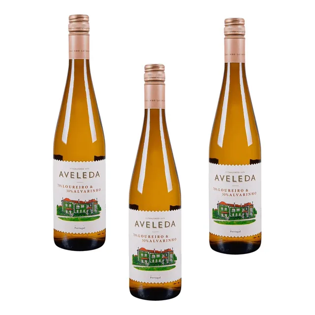 Vino X3 Aveleda Albariño Alvarinho 750 Ml Calidad Pemium
