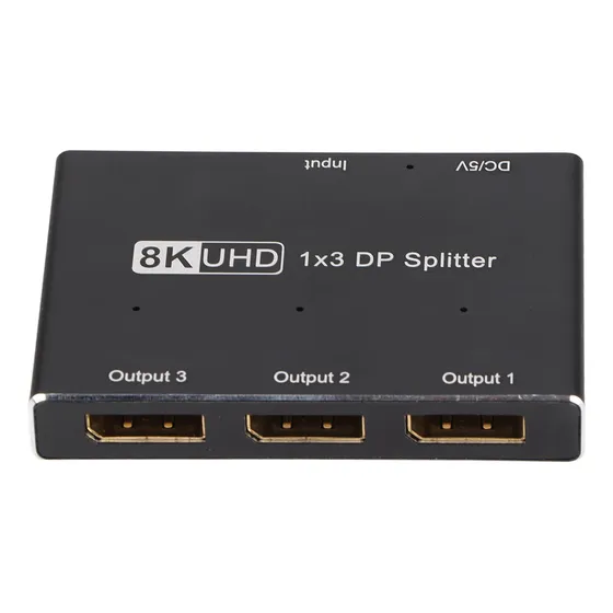 A Divisor Displayport 1x3 8k 30hz 4k 144hz Triple Mst Set