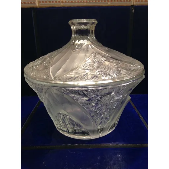Bombonera Cristal De Roca Sin Detalles