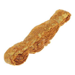 13m Cinta De Encaje De Lentejuelas Floral Apliques 13m Cinta De Encaje De Lentejuelas Floral Apliques