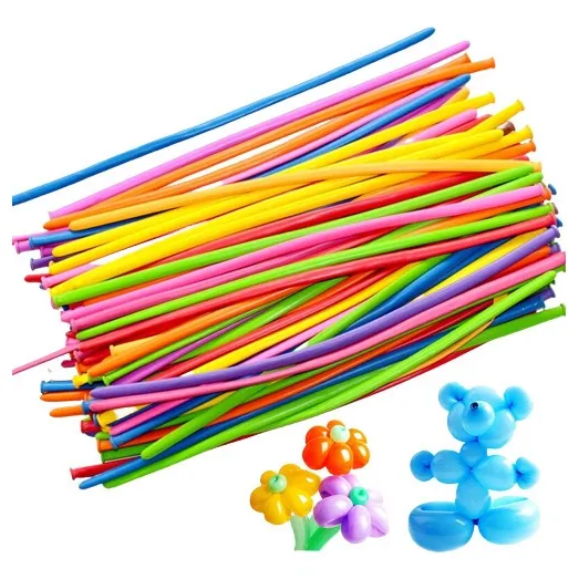Globos Látex Twister Largos 23cm Precio Por Docena 