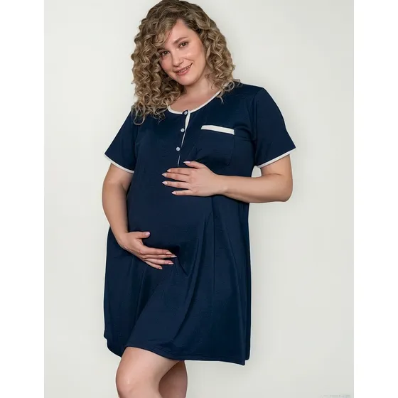 Camisón Maternal C/botones Hasta T.7 24543 Bianca Secreta
