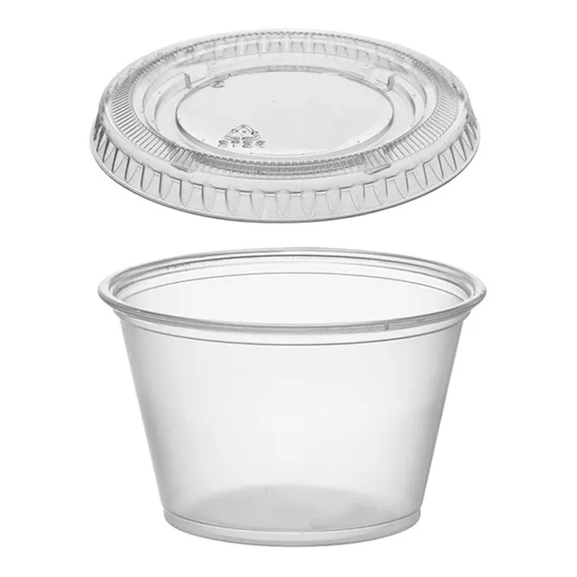 Envase Plástico Transparente Para Salsas 4oz (100 Und)