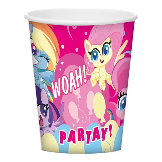 Set 6 Vasos Papel 270 Cc My Little Pony