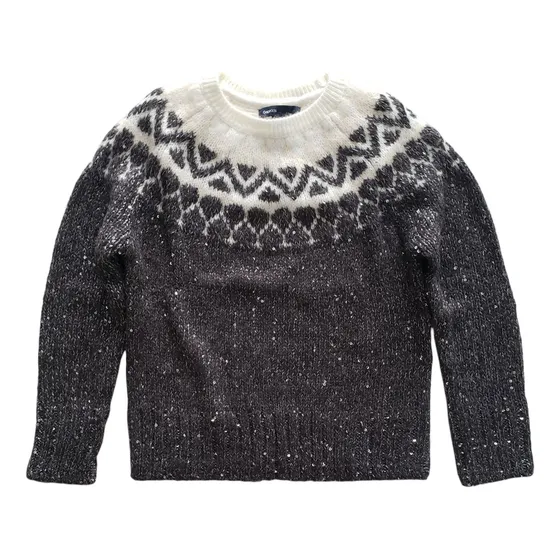 Buzo Suéter Gap Niña Gris 6 Años