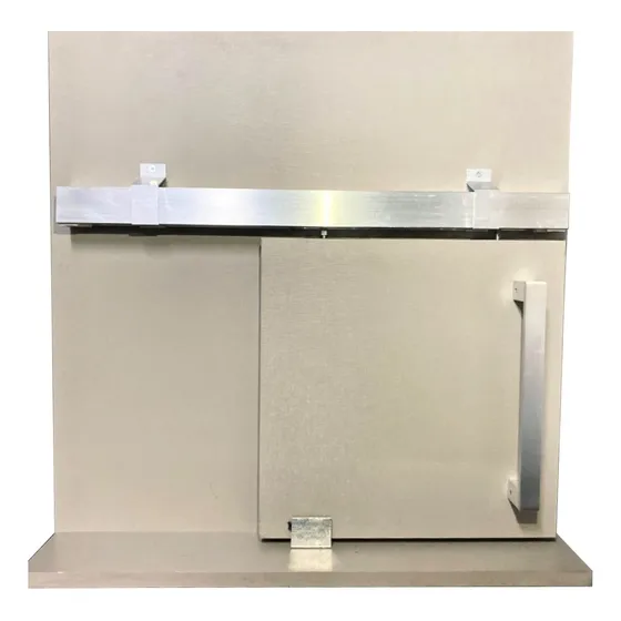 Kit Porta Correr De Até 100cm Trilho 1,50mt Inteiro Alumínio