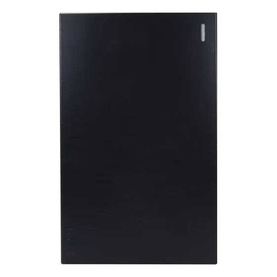 Placa Lucek Flat 1 Apagador Sencillo Negra Color Único