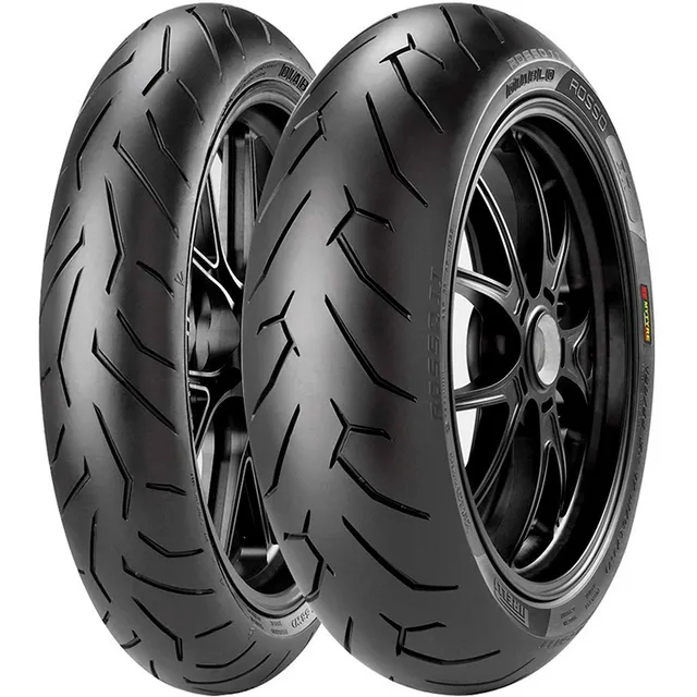 Kit Cubiertas 110 70 + 140 70 17 Pirelli Diablo Rosso 2 Fas!