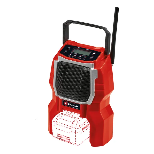 Radio Inalámrica Am/fm Einhell Tc-ra 18 Li Bt - Solo