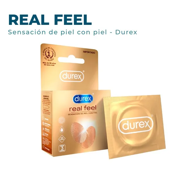 Durex Real Feel Pack 3 Sin Látex
