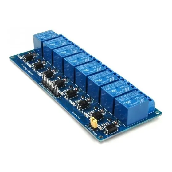 Modulo Rele 8 Canales 5v 10a 8 Canales Optoacoplado Arduino
