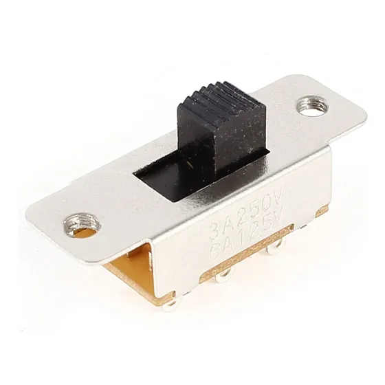 Interruptor Deslizante Ac 250v/125v 3a/6a 2no 2nc Dpdt