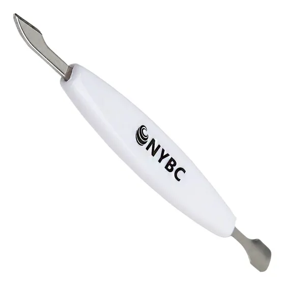 Espátula De Cutículas Unhas Nybc - Duas Pontas Inox Eudb-122