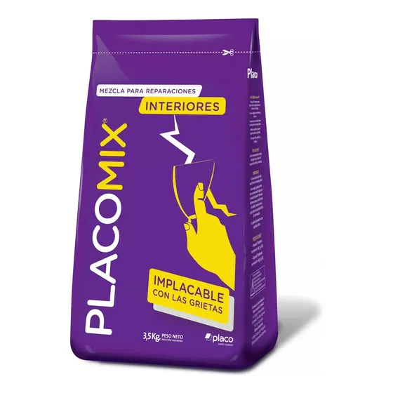 Placo Mezcla Reparadora Grietas Interior 3.5kg