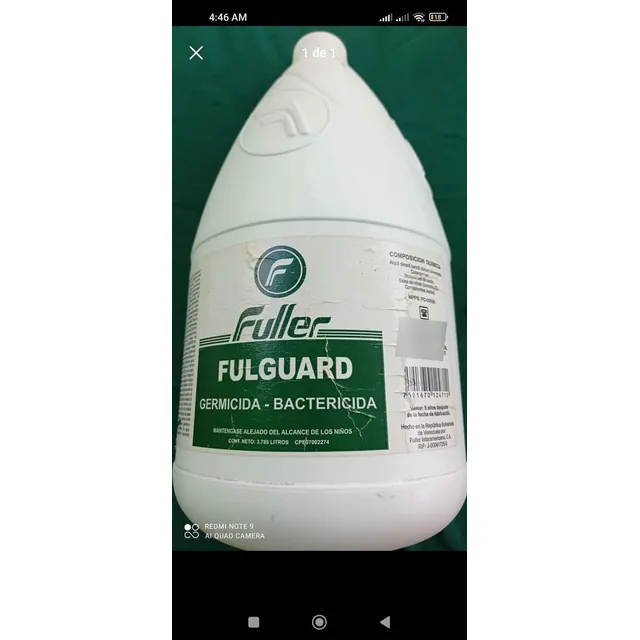 Germicida Bactericida Fuller Galon 3.78 Litros
