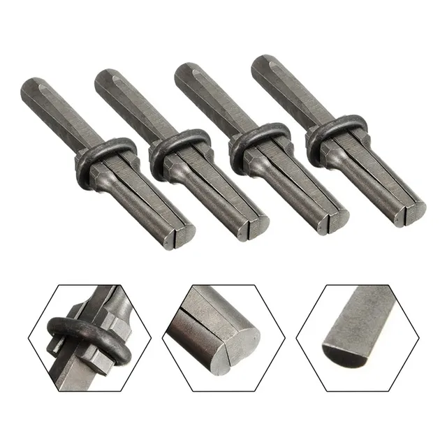 4 Piezas De Cuchillas, Cuñas, Picapedras, Pan De Piedra