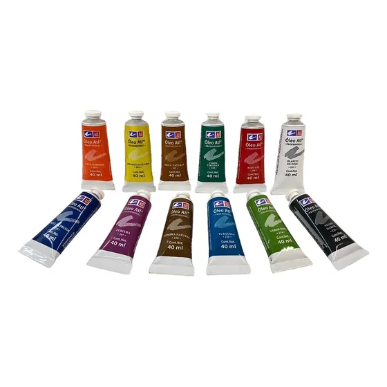 Oleos Atl De 40ml Paquete De 12 Tubos