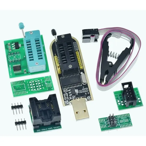 Programador Usb Memorias Eeprom Flash Bios Soic8 Sop8 Eprom