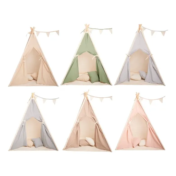 Carpa Tipi Carpa India Carpa Infantil X 4 Unidades